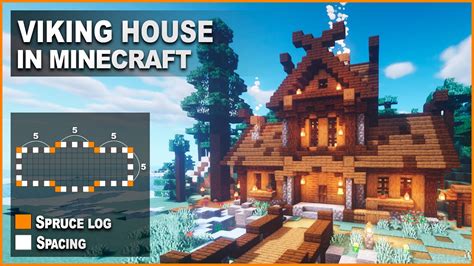 Minecraft: How to build a Viking House | Tutorial - YouTube