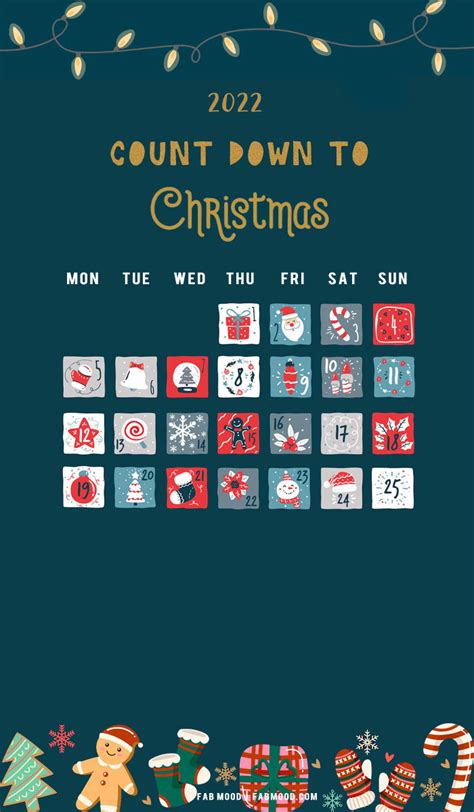 10+ Christmas Calendar Wallpapers : Count Down Christmas Calendar for ...