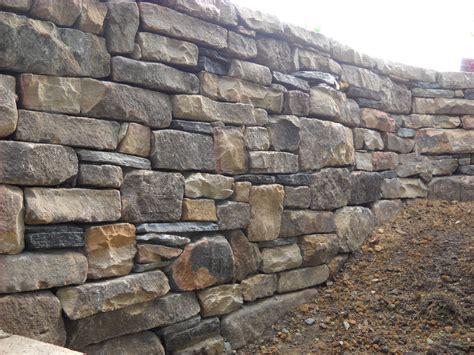 Dry Stone Retaining Wall