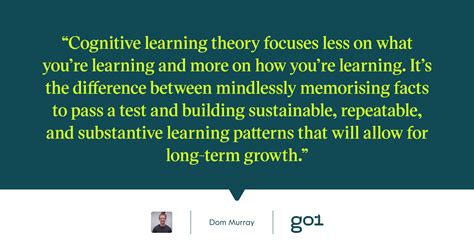 Cognitive learning theory: benefits and examples