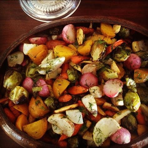 Roasted Winter Root Vegetables Recipe — Dishmaps