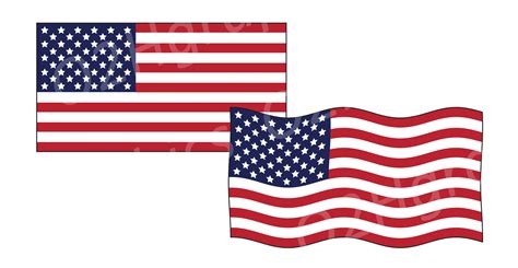 USA Flag Clipart, 4th of July, American Flag Clipart, United States ...