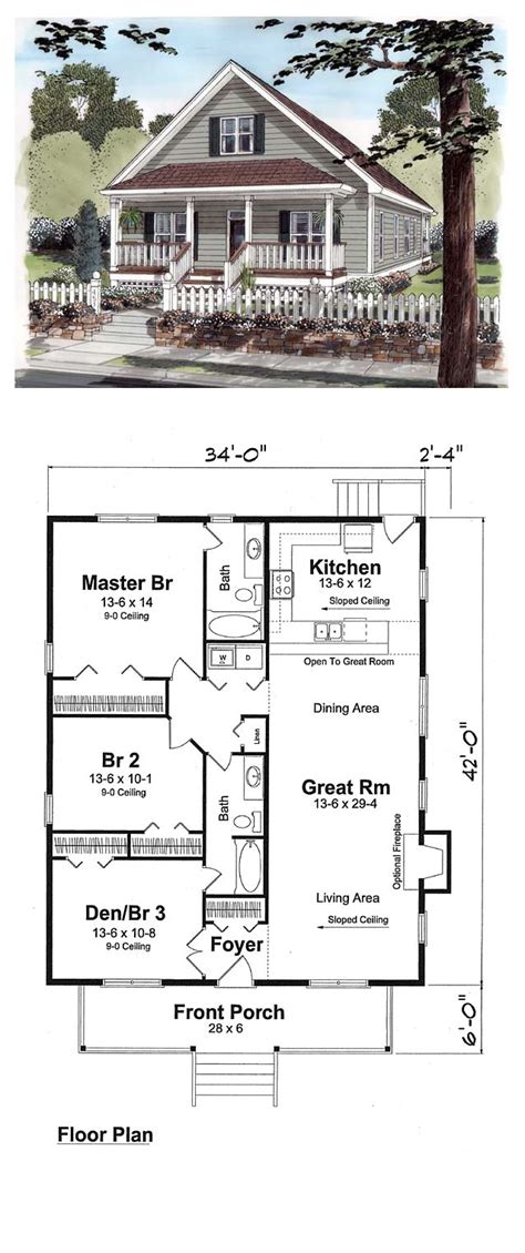 17 Best images about Houseplans - 3 bedroom on Pinterest | Ranch house plans, Car garage and Bath