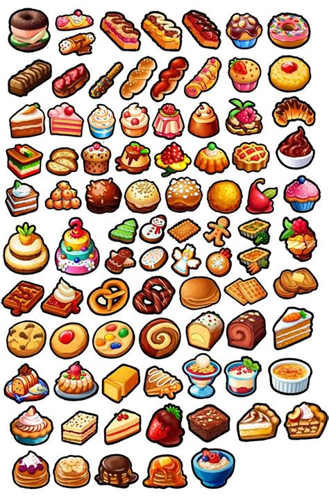 Pin on Food illustrations | Pixel art food, Pixel art, Pixel art games