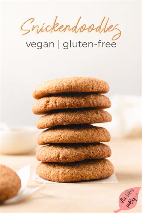 Easy Gluten-Free Snickerdoodles (Vegan) - Ellie Likes Cooking