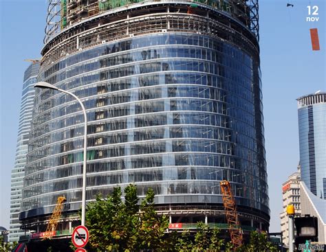 Shanghai Tower November Construction Update, Shanghai, China ...