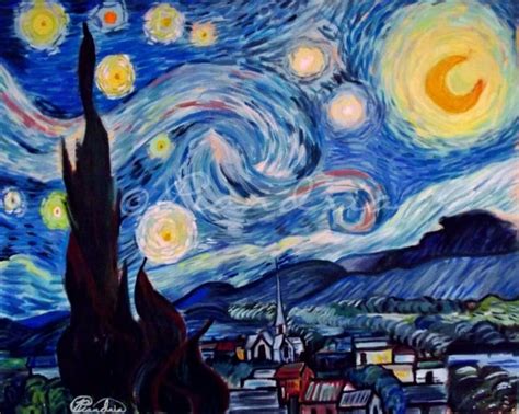 "starry Night", From Vincent Van Gogh (2013), Painting for sale by PaniraArtist106 - Foundmyself