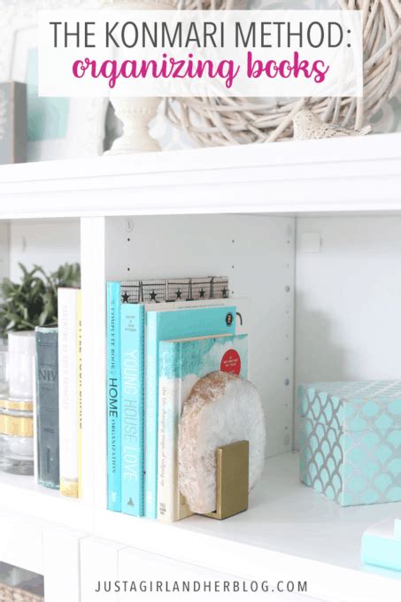 Organizing Books with the KonMari Method + FREE Checklist