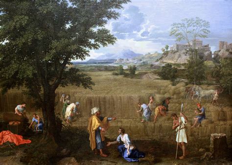 POUSSIN Nicolas,1660-64 - L'Eté, Ruth et Booz-Détails | Nicolas poussin, Painting reproductions ...