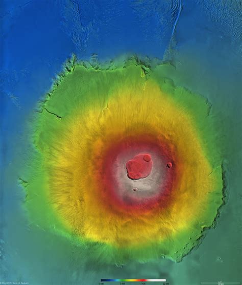 Ministry of Space Exploration: Olympus Mons Topographical Map