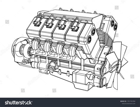 V8 Engine Diagram