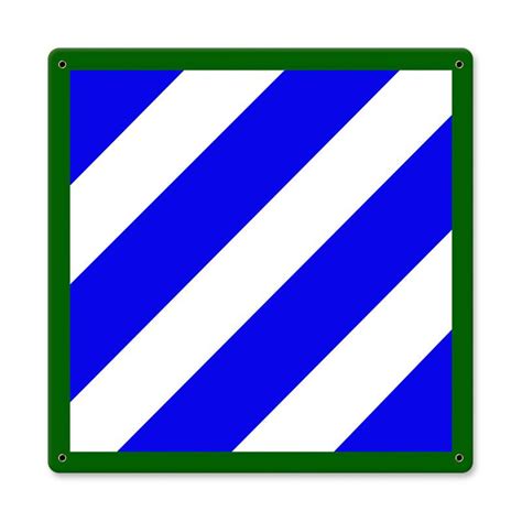 3rd Infantry Division Sign | Infantry, Division sign, Us army