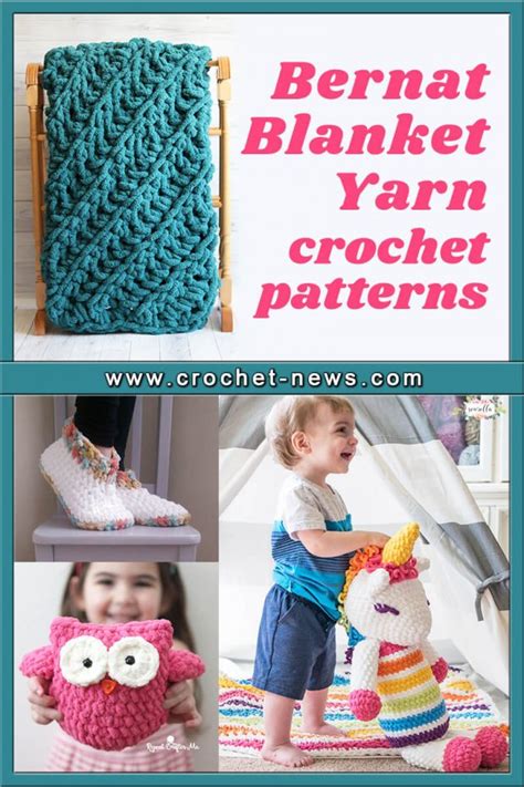 21 Bernat Blanket Yarn Crochet Patterns - Crochet News