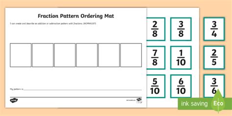 Fraction Pattern Cards (teacher made)