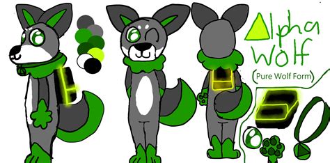 Alpha Wolf my Protogen OC as a pure wolf : u/EeveeDude05