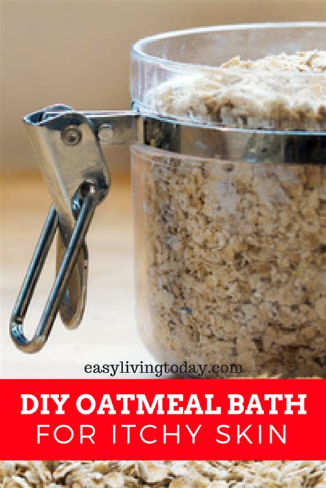 Natural DIY Oatmeal Bath for Itchy or Dry Skin | Oatmeal bath, Diy ...