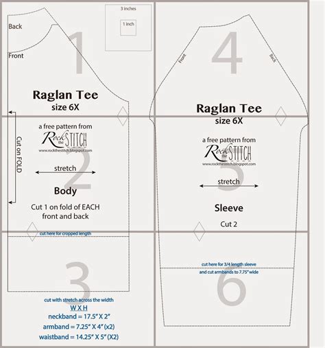 Rock the Stitch: Free Raglan Tee pattern