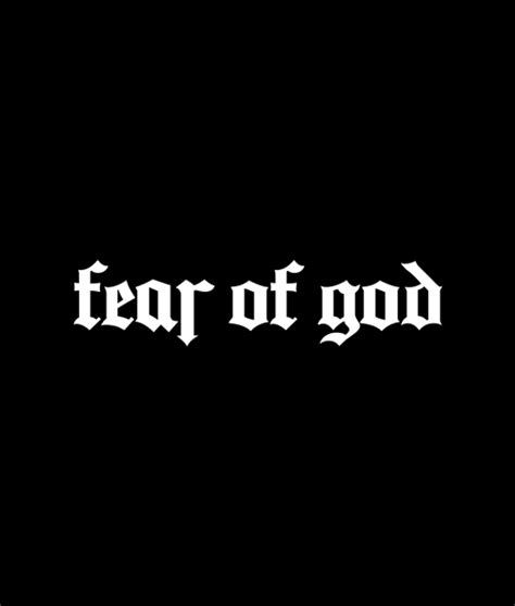 Fear of God Logo - LogoDix