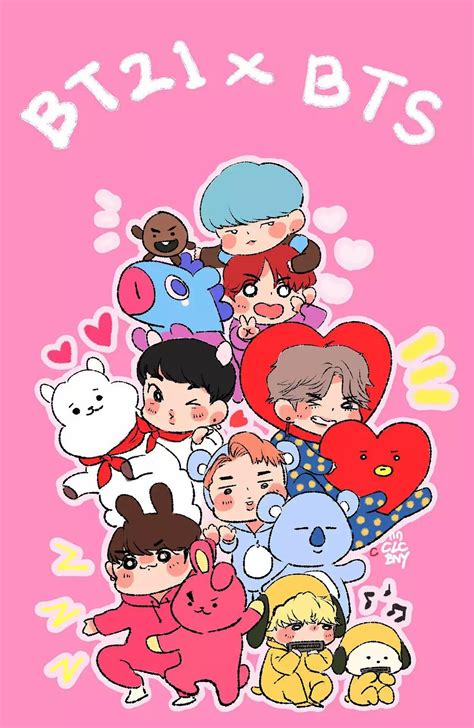 22+ BTS With BT21