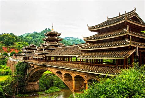 Bridges: Chinese Covered Bridge, China – Arsinoe Temple Library