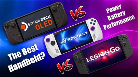 Steam Deck OLED vs ROG Ally vs Legion Play consolas de juegos ...