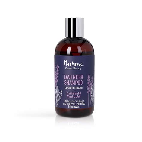 Lavender Shampoo Pro Vit B5 & Wheat protein 250ml - Nurme Natural Cosmetics