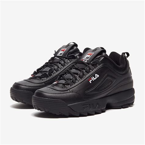 Mens Shoes - Fila Disruptor II Premium - Black