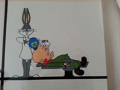 BUGS BUNNY ELMER FUDD RABBIT OF SEVILLE SERICEL FRAMED CHUCK JONES | #534690702