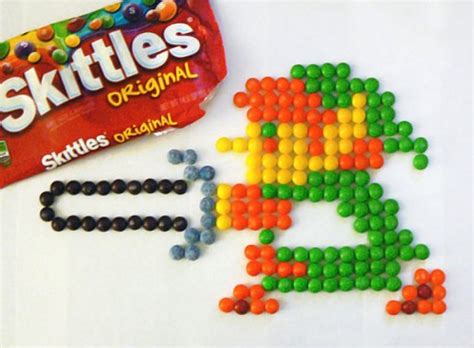 Skittles Art - Neatorama