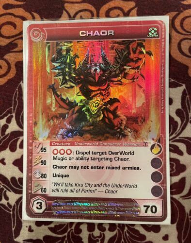 Chaor Chaotic Card (95/90/80/60/70E) | eBay