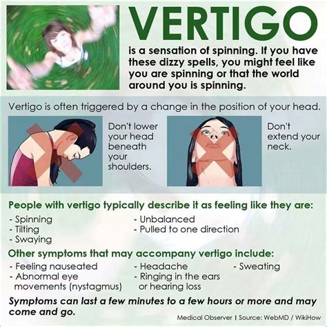 virtigo Vertigo Causes, Vertigo Relief, Vertigo Symptoms, Ms Symptoms, Medical Symptoms ...