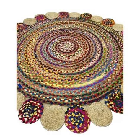 VG Tex Round Chindi Rug at Rs 70/piece in Panipat | ID: 22456528291