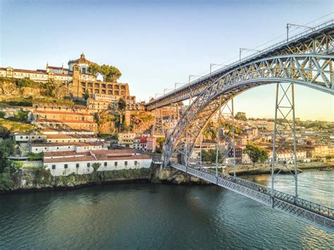 Portugal, Porto Eiffel Bridge Stock Photo - Image of caves, oport: 5835160