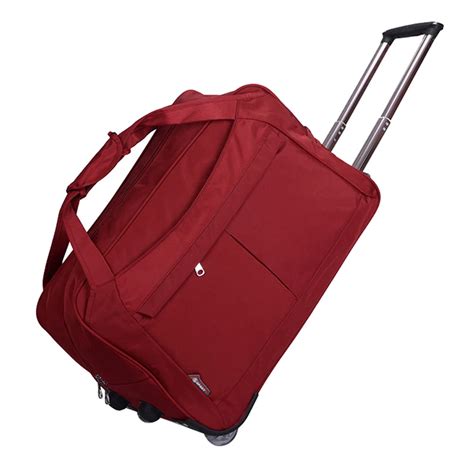 Large Size Wheel Luggage Metal Trolley Bags Women's Travel Bag Hand Trolley Bag Travel Suitcase ...