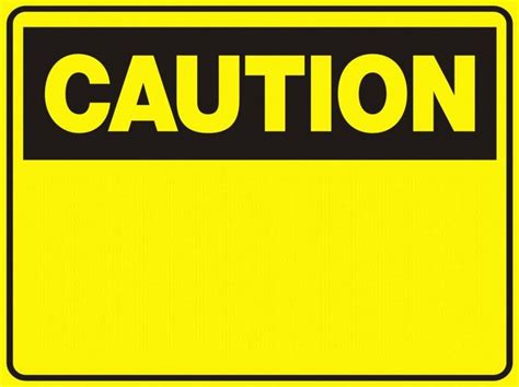 Blank Caution Sign Caution Blank These Signs | Construction birthday parties, Construction signs ...