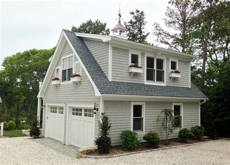 Detached Garage with deck & Loft - Traditional - Garage - Boston - by ...