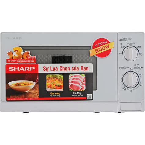 Lò Vi Sóng Sharp 20 Lít R-201VN-W Giá Tốt, Chính Hãng | Nguyễn Kim