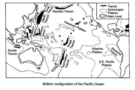 Bottom Reliefs of the Pacific Ocean - INSIGHTS IAS - Simplifying UPSC IAS Exam Preparation