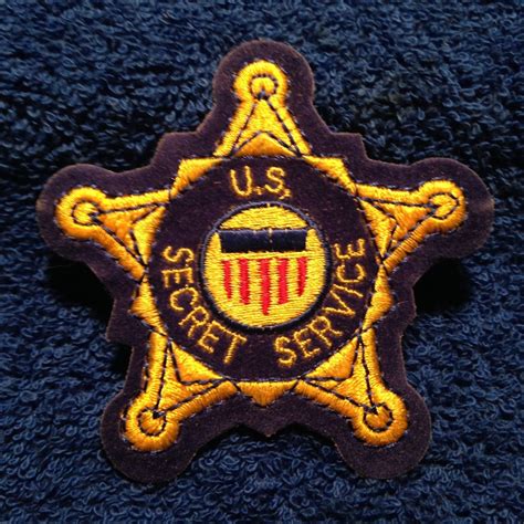 USSS - US Secret Service Badge Patch Made Of Velvet Material / LAPD ...