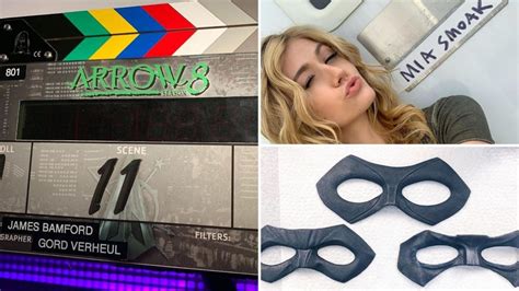 'Arrow': Behind the Scenes of the Final Season With the Cast (PHOTOS)