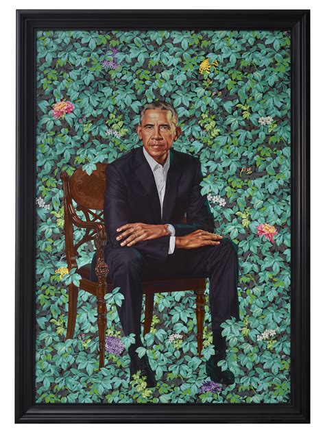 Official Portrait of President Obama | Kehinde Wiley Studio