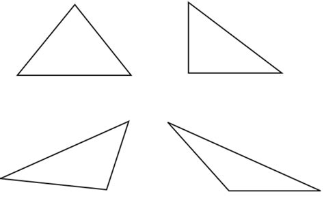 List the names of the things of triangle shaped objects.