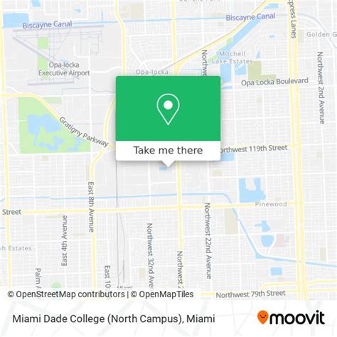 How to get to Miami Dade College (North Campus) by bus, train or subway?