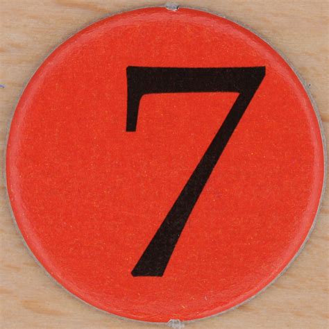 Carol Vorderman's Sudoku red number 7 | Leo Reynolds | Flickr