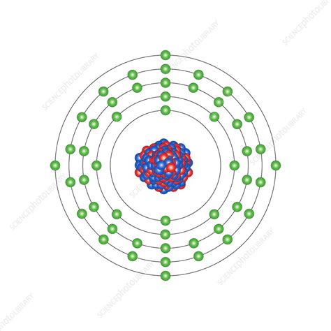 Tin, atomic structure - Stock Image - C013/1600 - Science Photo Library