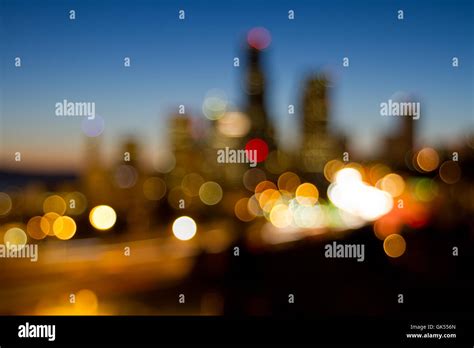 city town lights Stock Photo - Alamy