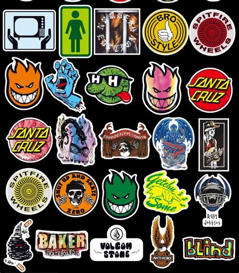 Skateboard Fashion Stickers – arothy