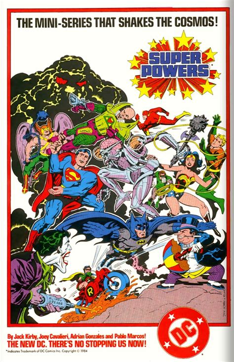 DC in the 80s: A brief overview of DC's Super Powers v1, v2 and v3 mini-series' from DC comics ...