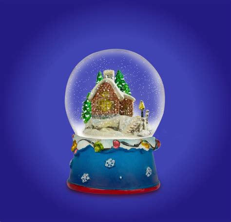 Christmas snow ball. stock image. Image of realistic - 91649087