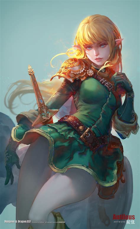 ArtStation - Dungeons & Dragons Elf